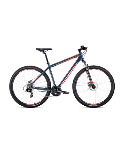 FORWARD APACHE 29 2.0 disc (29" 21 ск. рост 19"), серый/красный, RBKW0M69Q022