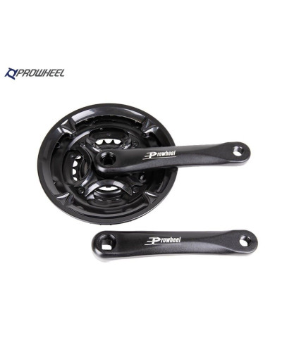 Система шатунов PROWHEEL, на 3 звезды 42x34x24T алюминиевые шатуны 165 мм 9/16,код детали  FC-MA-AC4