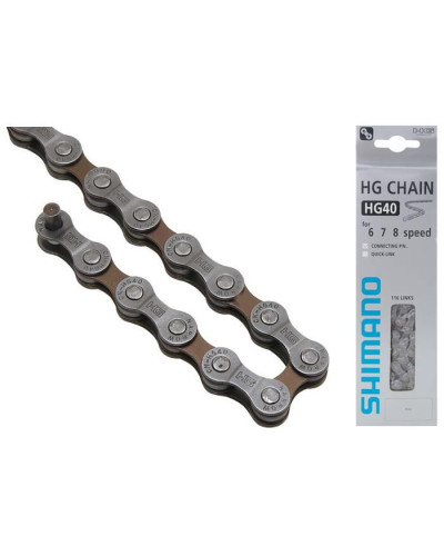 Цепь ALIVIO/ACERA/ALTUS/TOURNEY ECNHG40116Q 2-936 6-8ск. 116зв. инд. уп. SHIMANO