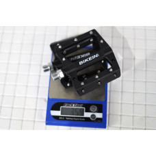 ПЕДАЛИ BIKEIN PRO НЕЙЛОНОВЫЕ ЧЕРНЫЕ ШИРОКИЕ, НА ПРОМПОДШИПНИКАХ, РЕЗЬБА 9/16, ПАРА