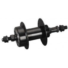 Втулка задняя стальная 3/8"*14G*36H*135*170 на гайках под трещотку, под диск. тормоз, черная