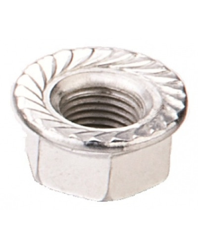 Гайка оси втулки 3/8", серебристая (цена за 10шт)
