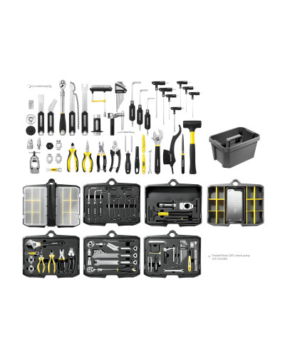 TOPEAK PREPSTATION PRO набор инструментов (55) в пластиковом ящике-органайзере