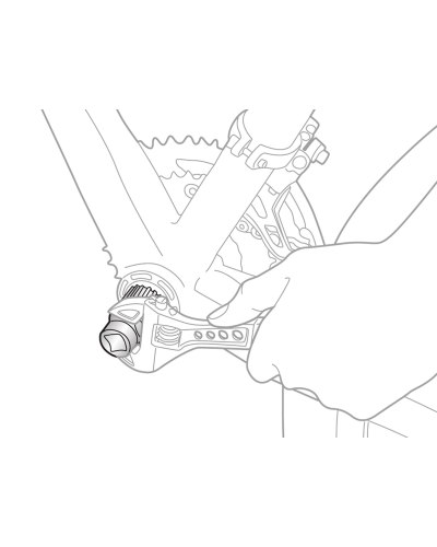 TOPEAK CARTRIDGE BOTTOM BRACKET TOOL съёмник кареточного узла