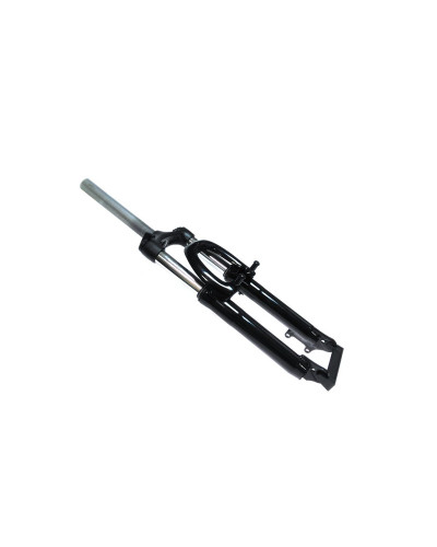 Вилка 24" амортизационная PARTNER, 1-1/8" (28,6), Al-корона, безрезьбовая, с блокировкой, Disk/V-Bra