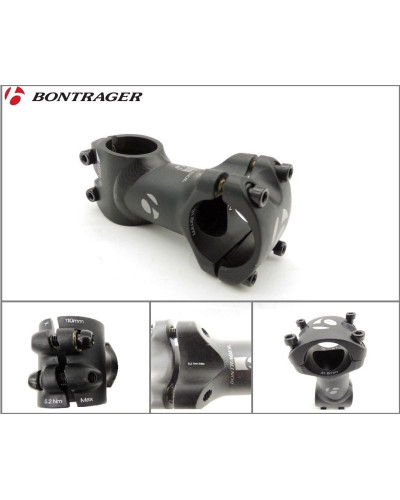 Вынос руля BNT-156 BONTRAGER алюминиевый нерегулируемый безрезьбовой, 28,6 мм, 31,8 мм, угол 10°, 75