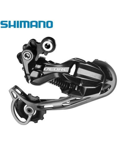 Переключатель задний SHIMANO DEORE RD-M592, 9 скор., крепление (на болт) под петух, SHADOW, SGS (KRD