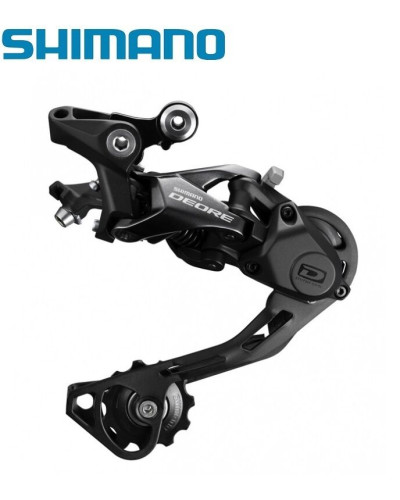 Переключатель задний SHIMANO DEORE RD-M6000, 10 скор., крепление (на болт) под петух, SHADOW PLUS DE