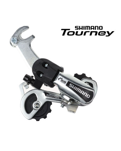 Переключатель задний SHIMANO, Tourney, RD-TY21B, 6 ск., под ось, SS(65мм), (серебро, ARDTY21BSSBS)