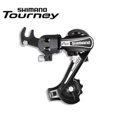 Переключатель задний SHIMANO, Tourney, RD-TY21B, 6/7 скор., под ось, GS(76мм), (черный, ARDTY21BGSBL