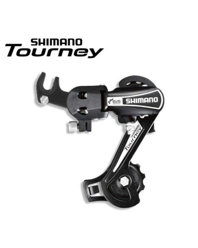 Переключатель задний SHIMANO, Tourney, RD-TY21B, 6/7 скор., под ось, GS(76мм), (черный, ARDTY21BGSBL