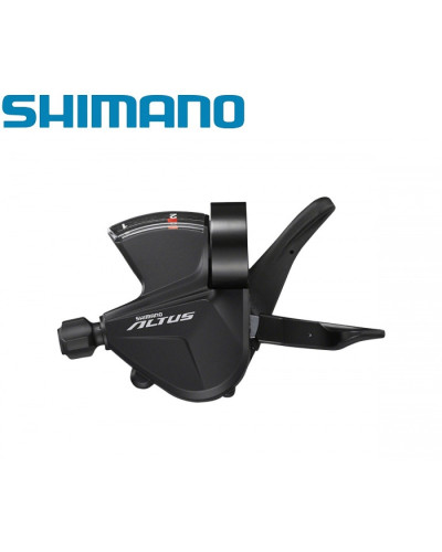 Рукоятка переключения передач левая SHIMANO ALTUS SL-M2010, 2 ск. (черный, ASLM20102LB)