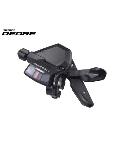 Рукоятка переключения передач левая SHIMANO DEORE SL-M590, 3 ск., триггер (черный, CSL200000120)