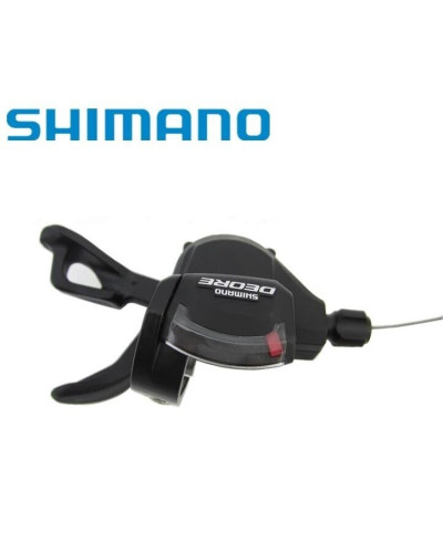 Рукоятка переключения передач левая SHIMANO DEORE SL-M610, 2/3 ск., триггер (черный, CSL300000136)