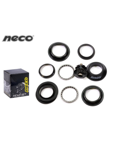 Рулевая колонка NECO H115 безрезьбовая полуинтегрированная, комплект (размер: 1 1/8"x44/50x30 мм), п