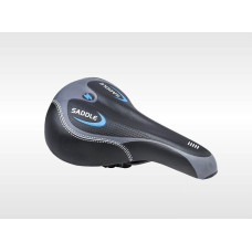 Седло актив MTB Series "FORWARD" FS-6125, 260x150 мм с замком (черный/синий, УТ00019512)