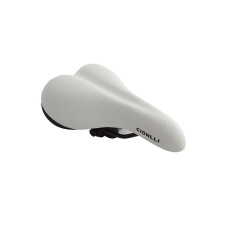 Седло актив MTB Series CIONLLI 6120, 260x170 мм, с замком (белый, 1SA000003502)