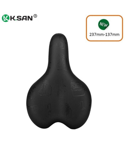 Седло комфорт "K.SAN" YBT-K180 JUNIOR, 237x137 мм (RSAYBTK18001)