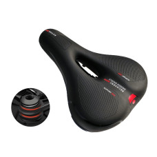 Седло комфорт "Wheel Ap", 255x190 мм, Memory foam SADDLE, Elastomer (черный, УТ00019527)