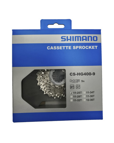 Кассета 9ск 2-720397 SORA/ALIVIO, HG400, 9ск, 11-25, инд. уп., ICSHG4009125 Япония SHIMANO