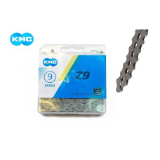 Цепь KMC Z-9 116 звеньев, с замком, для 24-27 скоростных велосипедов