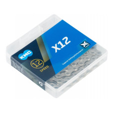 Цепь KMC X-12 126 звеньев 11/128" с замком в комплекте совместима с Shimano, SRAM, Campagnolо