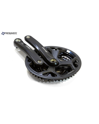 Комплект шатунов (система) PROWHEEL ALU-TY-CM02, SQR, 9/16, 170 мм, 48х38х28T (черный, УТ00019458)