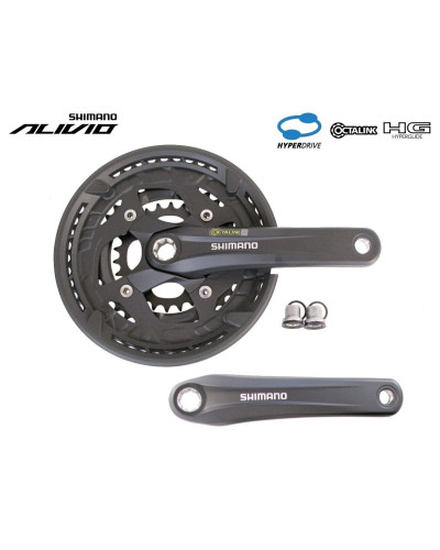 Комплект шатунов (система) SHIMANO FC-T4010 ALIVIO, 175 мм, 44x32x22T, Octalink V2 (AFCT4010E422CL)