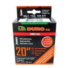 Камера 20x1,75/2,125 бутил, авто-ниппель, A/V DURO (DHB01005)