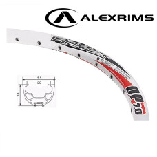 Обод 26" (AlexRims) алюминевый, двойной, под 32 спиц, под диск, пистонированный, DP20 (DP20-26-D)
