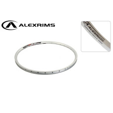 Обод 26" (AlexRims) алюминиевый, двойной, под 32 спиц, под диск, не пистонированный, XC44 (белый, XC