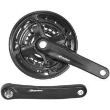 Система шатунов PROWHEEL TA-CM68-175, шатуны 175 мм, SQR, 9/16, 42х34х24T, Chainline: 48.