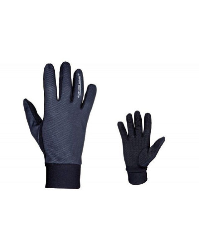 Перчатки 8-7131063 длин. Gloves Windster X24 р-р M сенсорные, утепл. облегч. материал черные AUTHOR