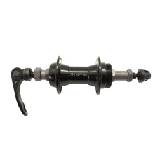 Втулка MTB задняя алюминиевая под трещотку, 3/8x14Gx36Hx135x145 на промподшипниках, с эксцентриком, 