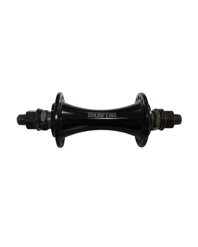 Втулка ROAD,36H, передняя алюминиевая 3/8x14Gx100x140 на гайках чёрная