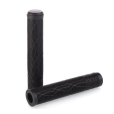 Грипсы для трюкового самоката, 160мм, 2 шт, черные + 2 заглушки. Упаковка: тайкард. Материал