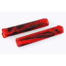 Грипсы для трюкового самоката, 160мм, 2 шт, красные. Упаковка: тайкард. Материал: TPE / SGWC-160TK-T