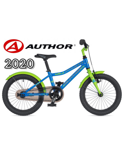 Велосипед author Stylo 16" 2020 cиний/салатовый