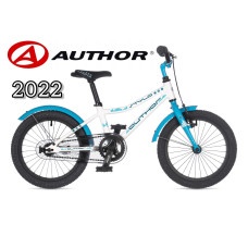 Велосипед author Stylo 16" 2022 белый/голубой