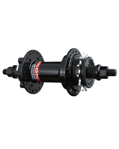 NOVATEC Втулка задняя D236SBT single speed, DIRT JUMP, 36H, под диск, ось CrMo, M10x185x135,14T, 554