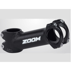 ZOOM Вынос руля TDS-AD368A-8, МТВ, 1-1/8" х 120мм х 25,4мм х 10°, высота 45мм, матов.чёрный