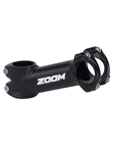 ZOOM Вынос руля TDS-AD368A-8, МТВ, 1-1/8" х 75мм х 25,4мм х 10°, высота 45мм, матов.чёрный