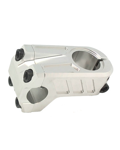 MJ CYCLE Вынос руля MARS SILVER, DH/DIRT, 1-1/8" х 50мм х 22,2мм серебристый