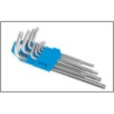 Набор ключей Torx KL-9705T Kenli T10/T15/T20/T25/T27/T30/T40/T45/T50 в клипсе