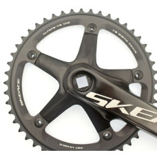 Система шатунов SKEACE 48 зубов, BCD 144, под квадрат,шатуны 165 мм. ЧЕРНЫЕ для трековых велосипедов