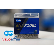 Цепь KMC - X10EL 1/2" x 11/128", 114 звеньев, серебристая