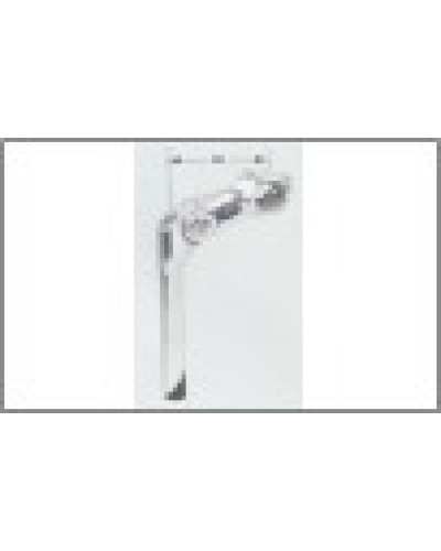 Вынос руля  KWG-8-07-1 для резьб. рул. колонки 1-1/8", 25,4мм, алюм/регул/серебр.