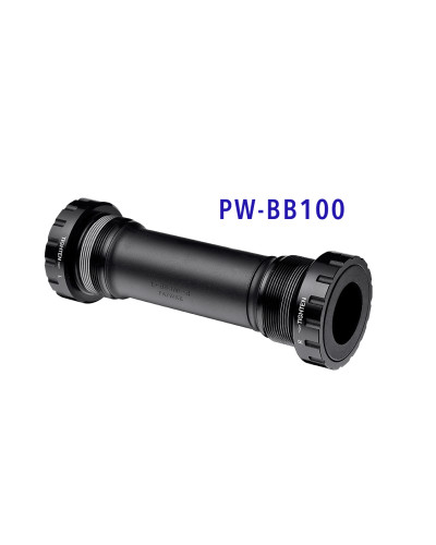 Каретка BB100 интегрированная, 100мм, BC1.37”X24T, под ось Ø24мм, алюминий CNC/пластик