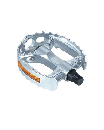 SHUNFENG Педали MTB/BMX алюминиевые 1/2, 98х91мм серебристые