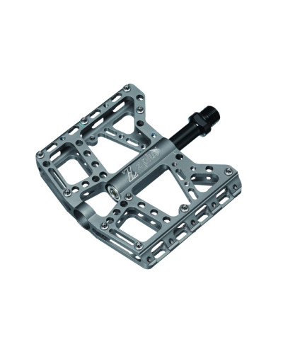 Z PLUS Педали Z-1009, DH/BMX, алюминий, CNC-обработка, ось Cr-Mo, сменные стальные пины, промподшипн
